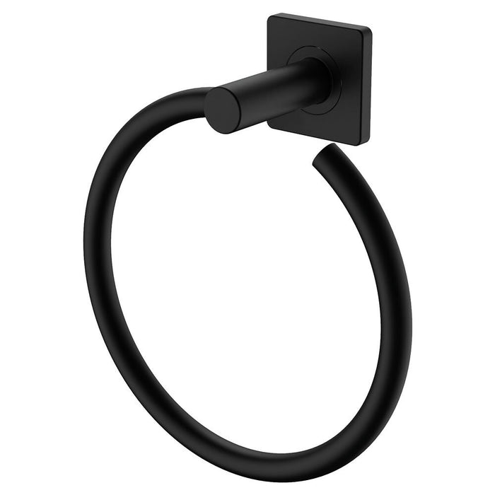 Fienza Sansa Stainless Steel Square Plate Towel Ring