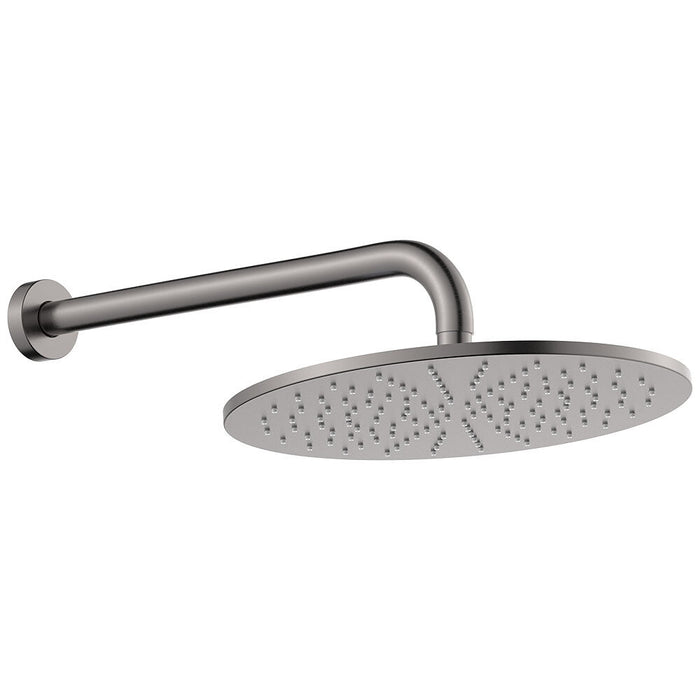 303mm Fienza Empire Stainless Steel Round Slim Shower Arm Set