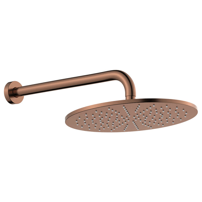 303mm Fienza Empire Stainless Steel Round Slim Shower Arm Set