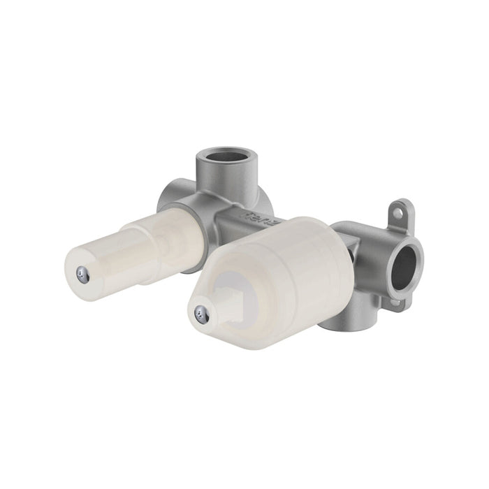 Fienza Quik-Switch Universal Stainless Steel Horizontal Wall Diverter Mixer Body