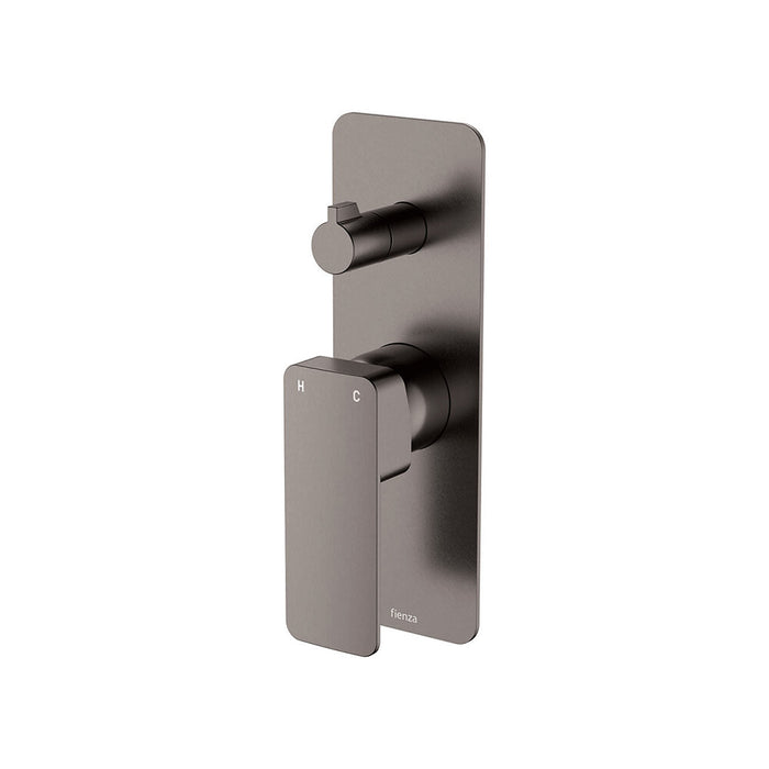 Fienza Tono Lead-free Brass Rectangular Plate Wall Diverter Mixer