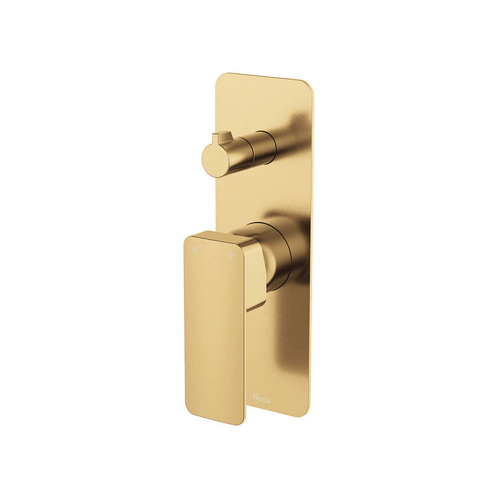 Fienza Tono Lead-free Brass Rectangular Plate Wall Diverter Mixer