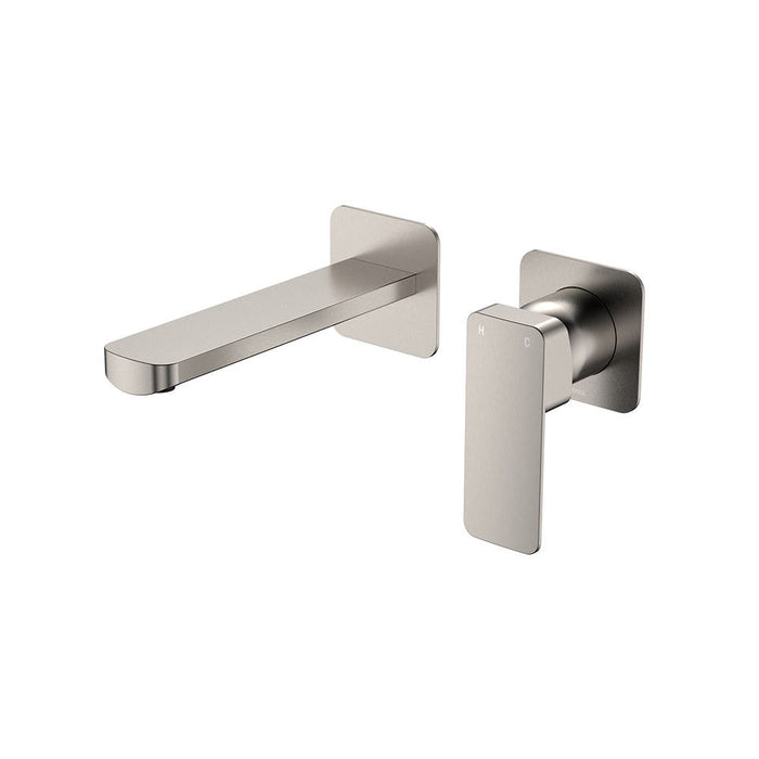 160mm Outlet Fienza Tono Lead-free Brass Square Plate Basin/Bath Wall Mixer Set