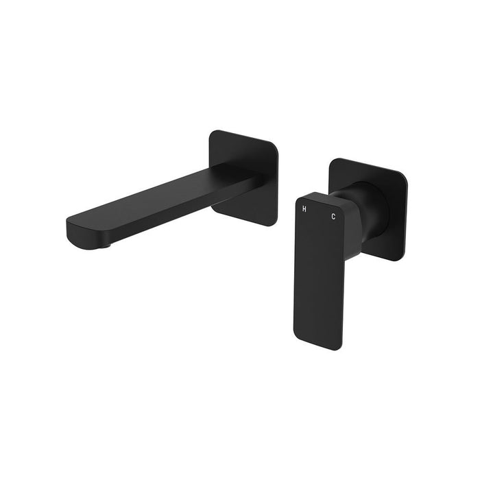 160mm Outlet Fienza Tono Lead-free Brass Square Plate Basin/Bath Wall Mixer Set
