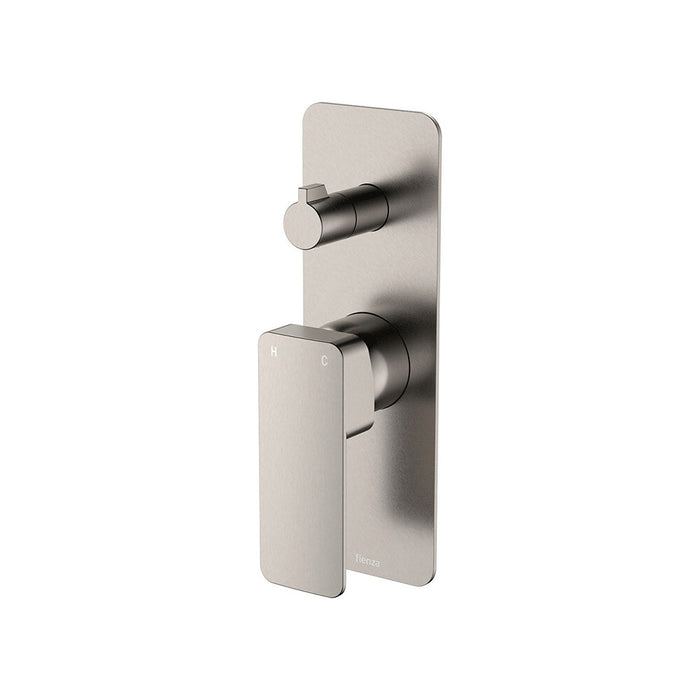 Fienza Tono Lead-free Brass Rectangular Plate Wall Diverter Mixer