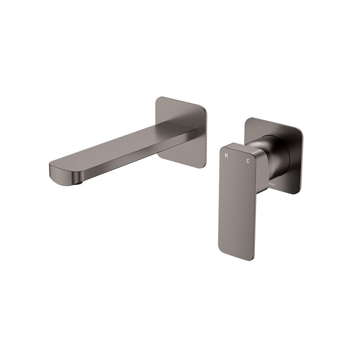 160mm Outlet Fienza Tono Lead-free Brass Square Plate Basin/Bath Wall Mixer Set