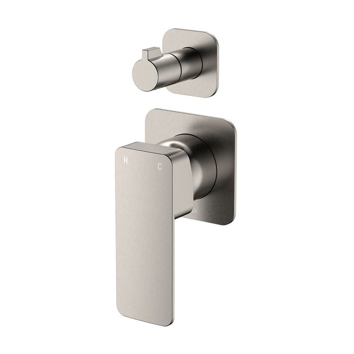 Fienza Tono Lead-free Brass Square Plate Wall Diverter Mixer