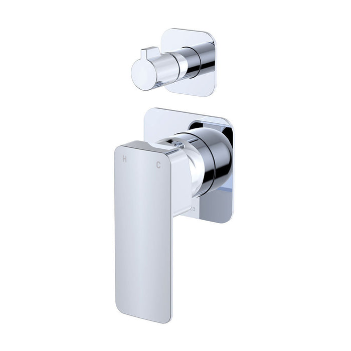 Fienza Tono Lead-free Brass Square Plate Wall Diverter Mixer