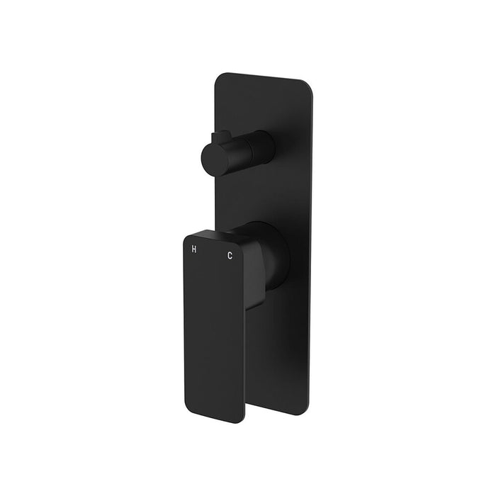 Fienza Tono Lead-free Brass Rectangular Plate Wall Diverter Mixer