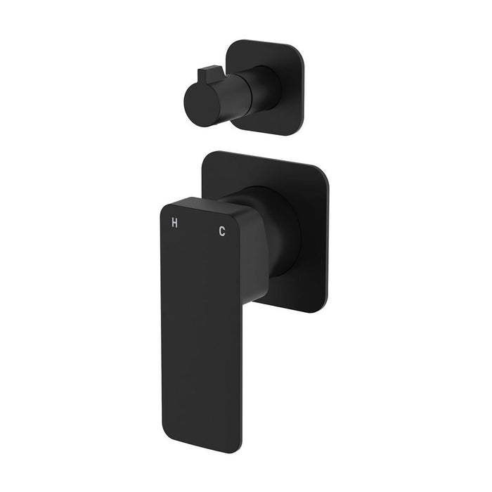 Fienza Tono Lead-free Brass Square Plate Wall Diverter Mixer