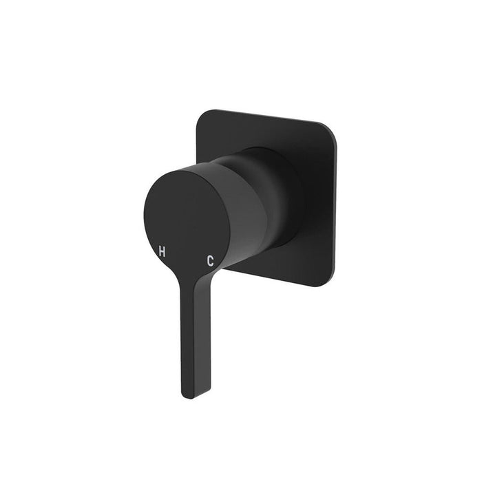 Fienza Sansa Stainless Steel Square Plate Wall Mixer