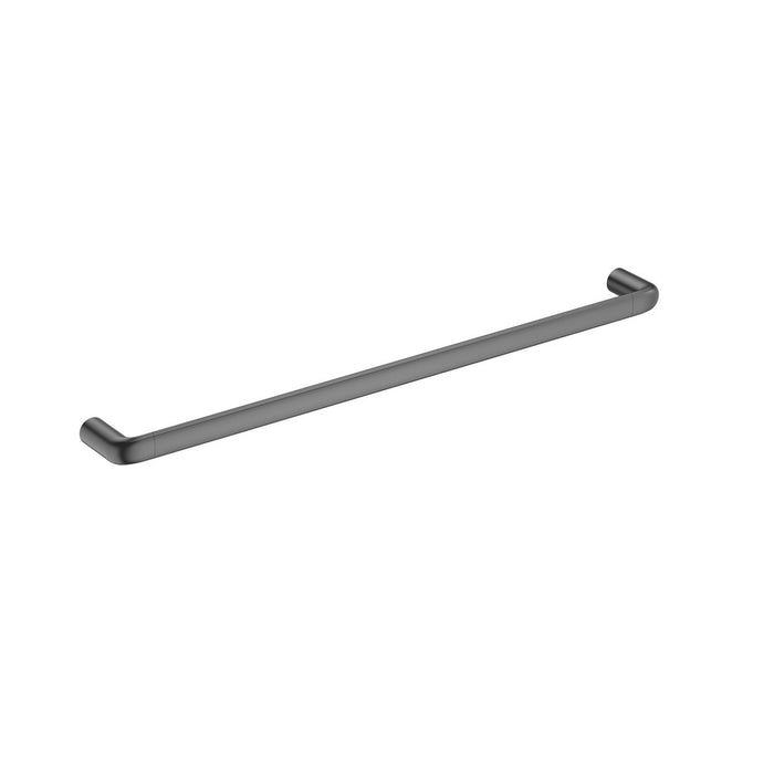 800mm BK BERLIN Brass Round Single Towel Rail