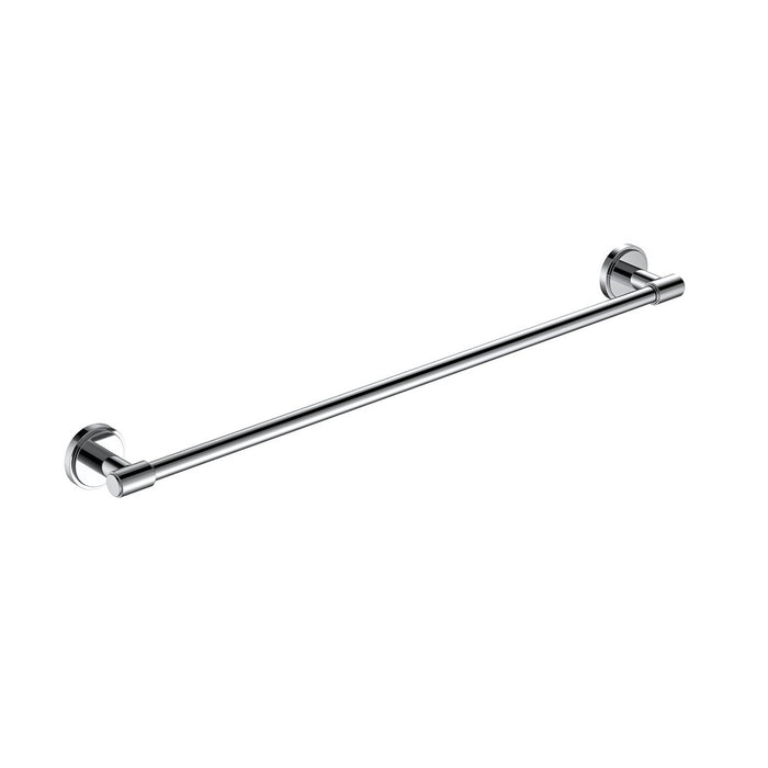 800mm BK Cambridge Brass Round Single Towel Rail