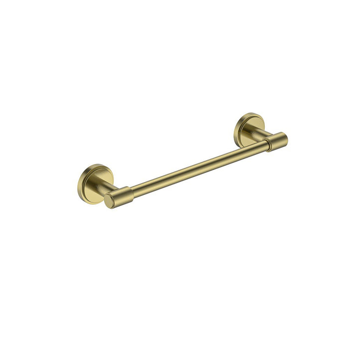 250mm BK Cambridge Guest Brass Round Single Towel Rail