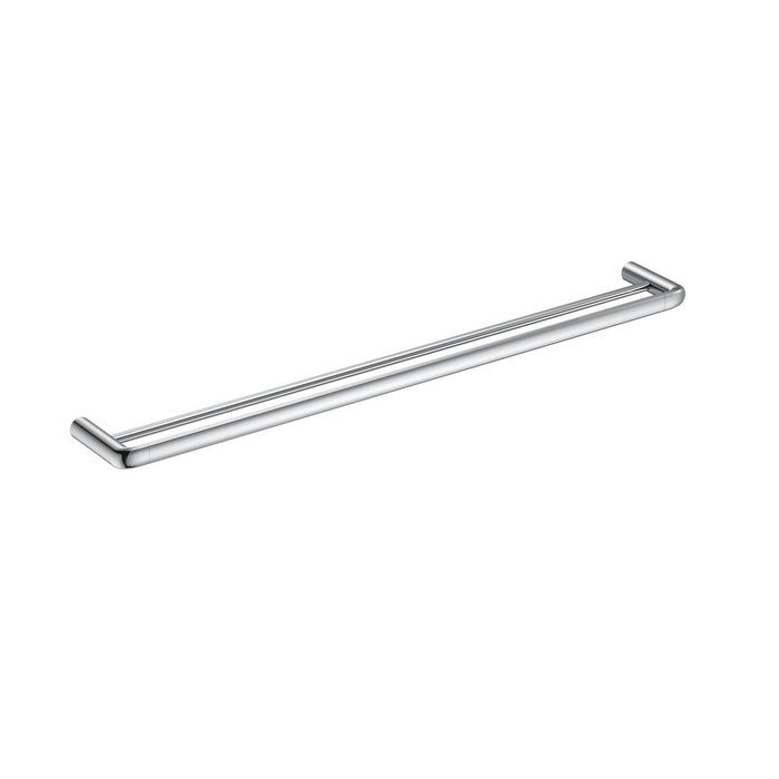 800mm BK BERLIN Brass Round Double Towel Rail