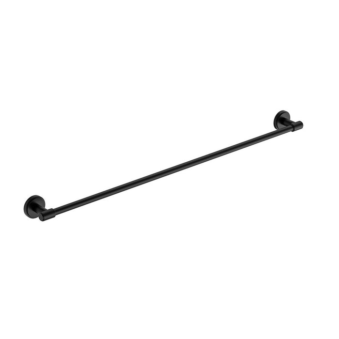 800mm BK Cambridge Brass Round Single Towel Rail