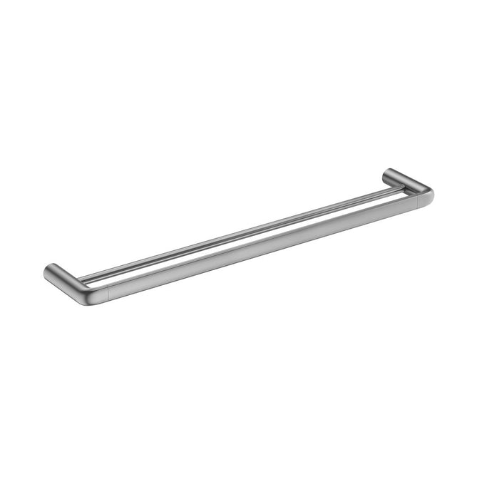600mm BK BERLIN Brass Round Double Towel Rail