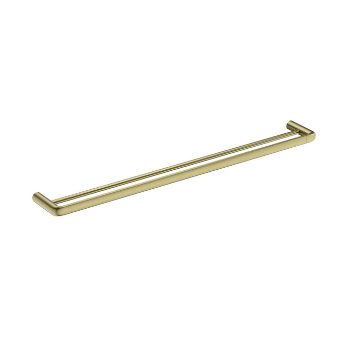 800mm BK BERLIN Brass Round Double Towel Rail
