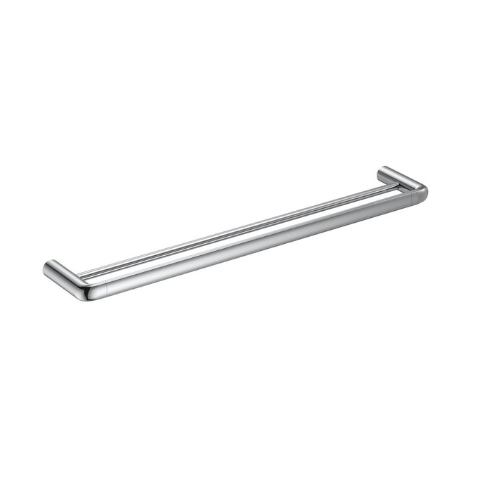 600mm BK BERLIN Brass Round Double Towel Rail