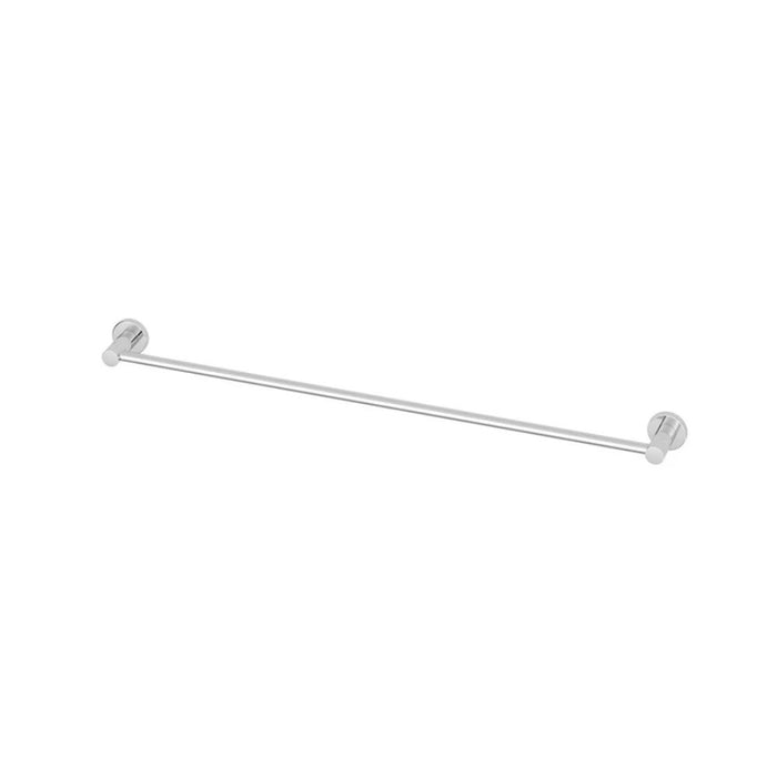 800mm Amoza Slimline Stainless Steel Single Round Towel Rail