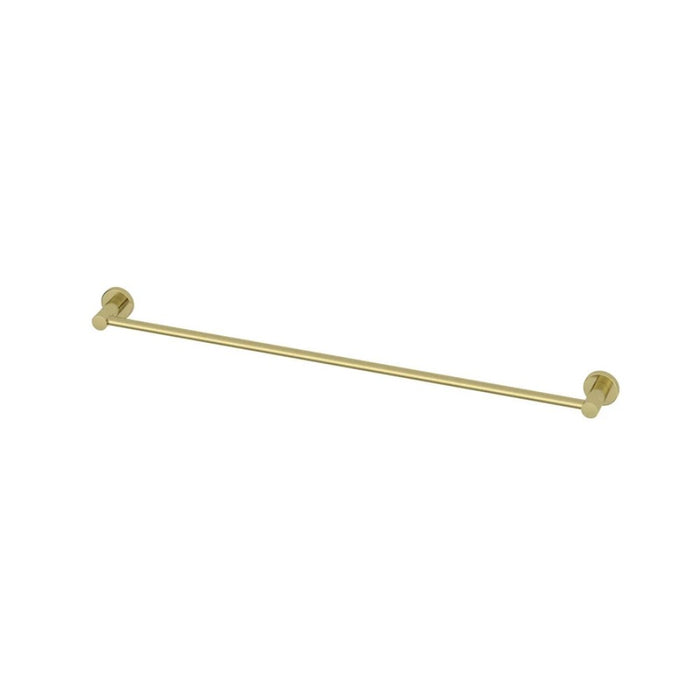 800mm Amoza Slimline Stainless Steel Single Round Towel Rail