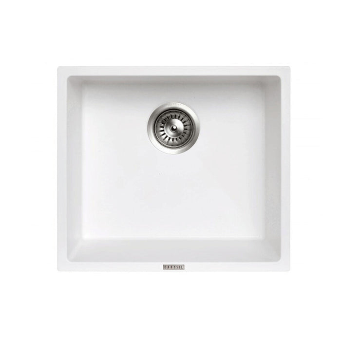 457*406*200mm ACA Carysil Granite Square Single Bowl Kitchen Sink