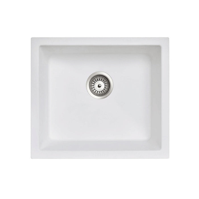 533*457*205mm ACA Carysil Granite Square Single Bowl Kitchen Sink