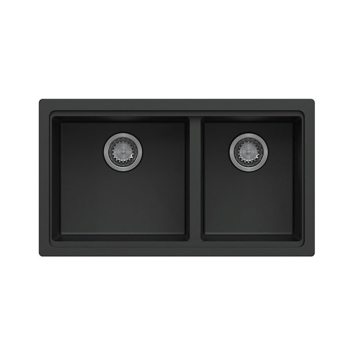 786*446*200mm ACA Carysil Maples 6040U Granite Square Double Bowl Kitchen Sink