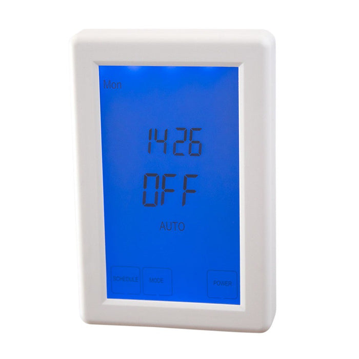 Radiant Universal Standard White Digital Timer Switch - Universal Orientation
