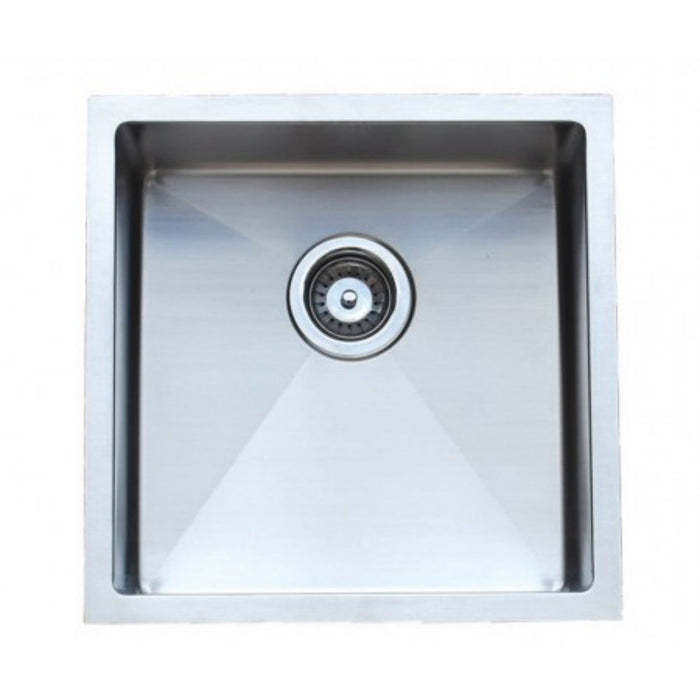 450*450*200mm Roma 304 Stainless Steel Square Single Bowl Under Mount Or Drop In Kitchen Sink
