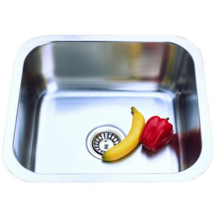 500*450*190mm Roma 304 Stainless Steel Radiused Corner Single Bowl Under Mount Kitchen Sink