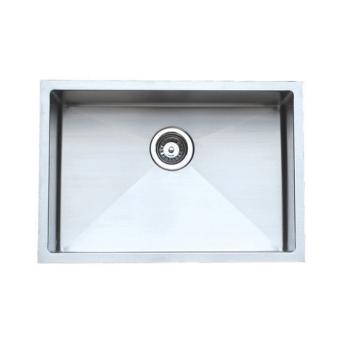 650*450*200mm Roma 304 Stainless Steel Square Single Bowl Under Mount Or Drop In Kitchen Sink