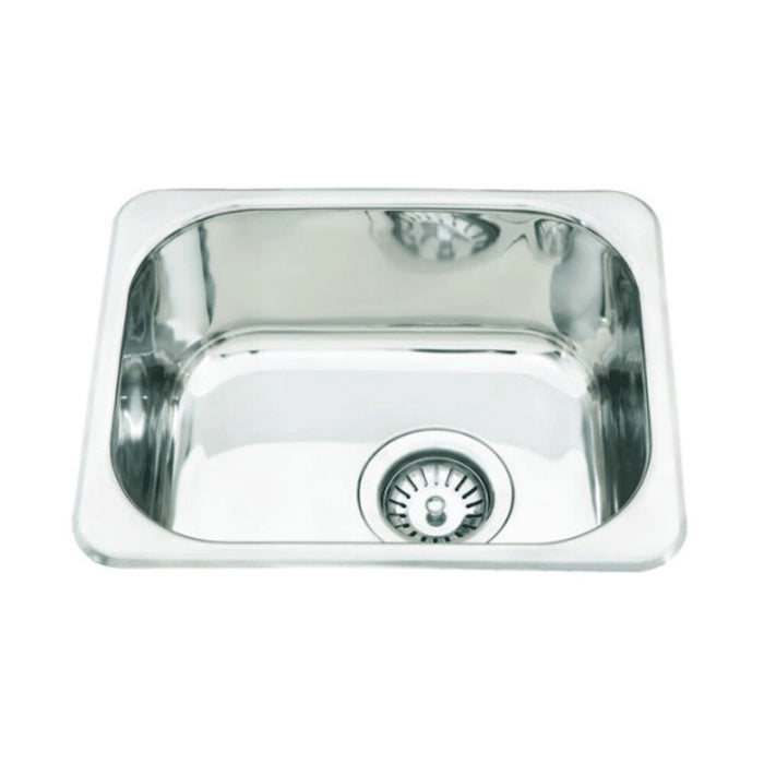 390*320*160mm Roma 304 Stainless Steel Square Single Bowl Under Mount Or Drop In Kitchen Sink