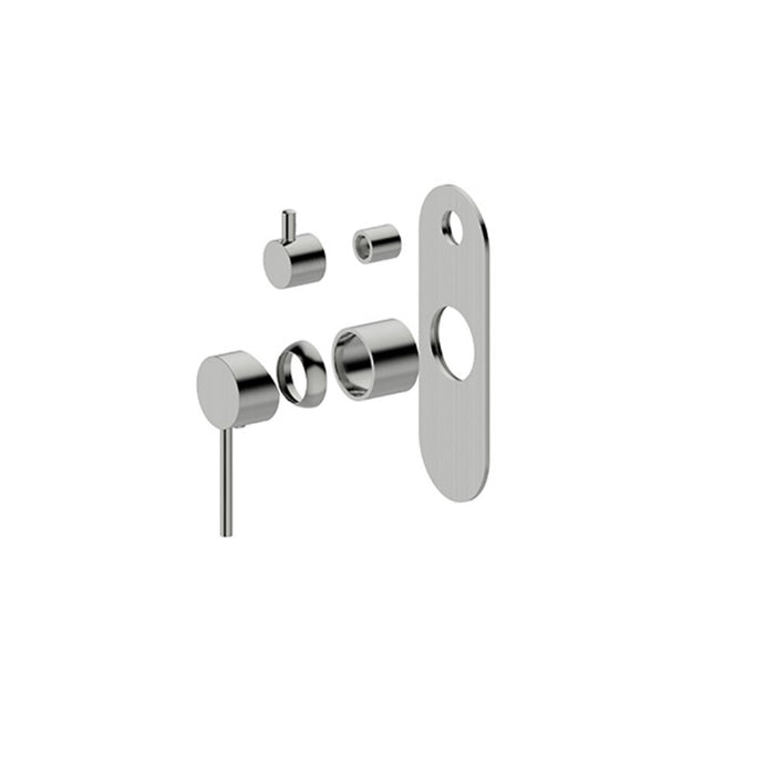 BK Morgan Rund Lead Free Brass Shower Wall Mixer With Diverter