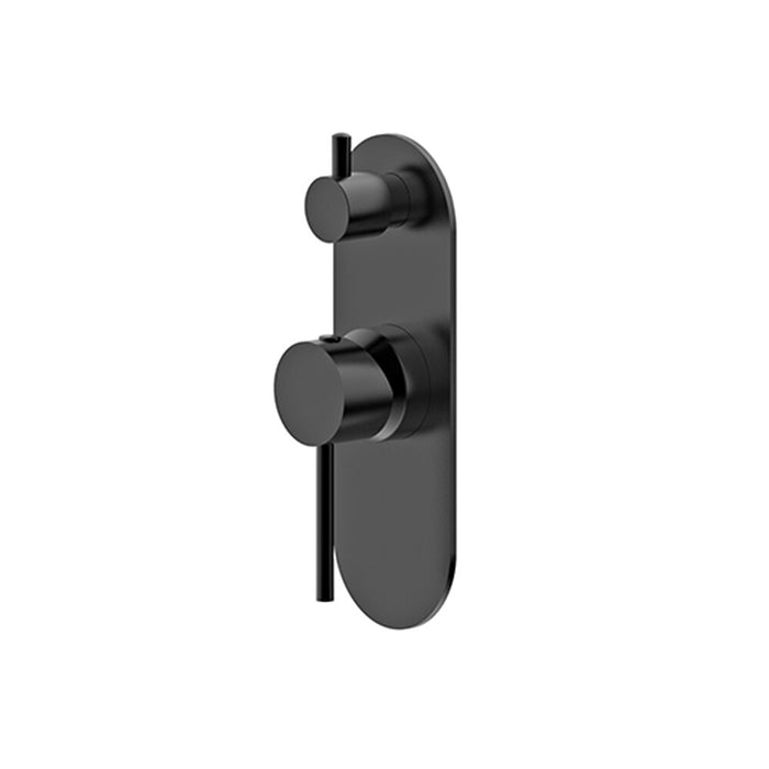 BK Morgan Rund Lead Free Brass Shower Wall Mixer With Diverter