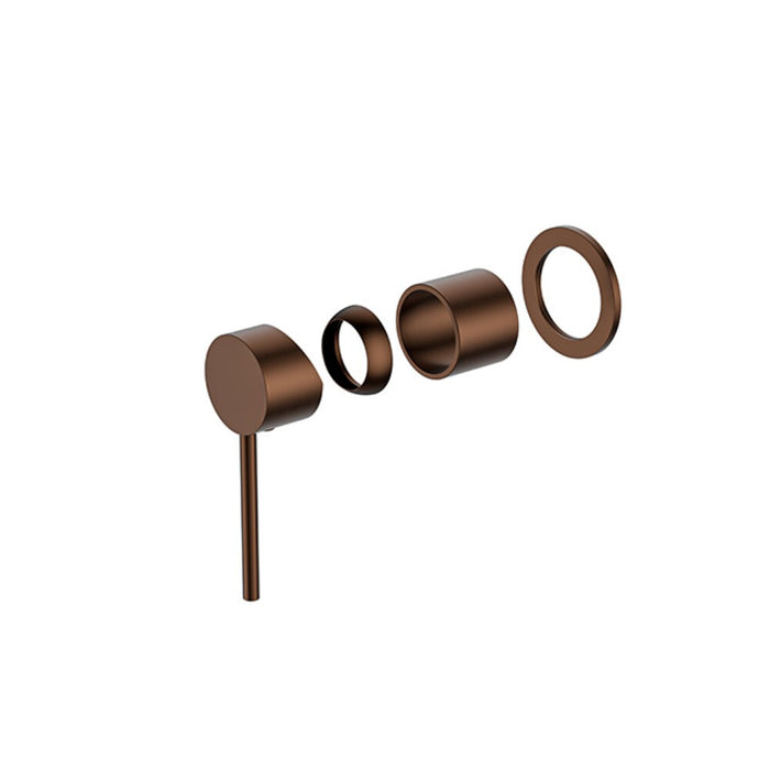 BK Morgan Rund Lead Free Brass Shower/Bath Wall Mixer