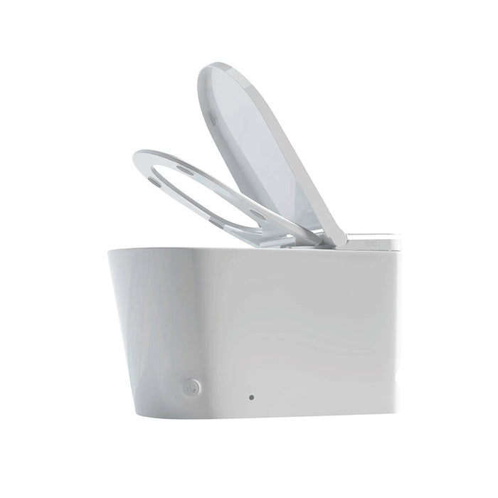 700*400*475mm Otti Attica Oskar Gloss White Ceramic Rimless Back To Wall Smart Toilet Suite