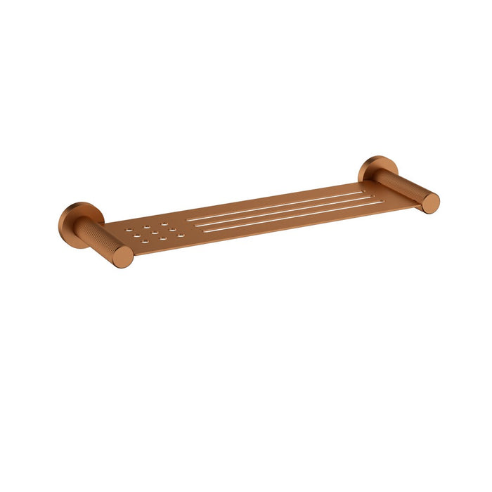 410*115mm ACL Linie Brass Fluted Shelf