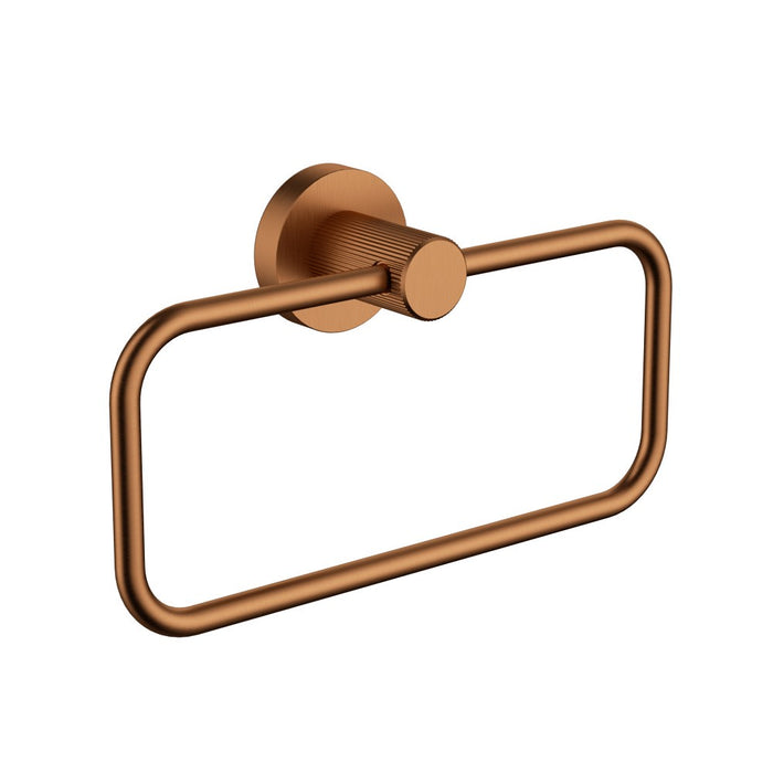 ACL Linie Brass Fluted Towel Ring