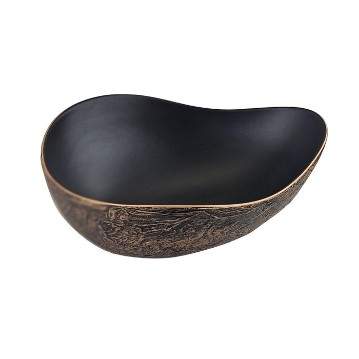 500*400*180mm Infinity Bronze Irregular Rustic Cracked Stone Above Counter Basin