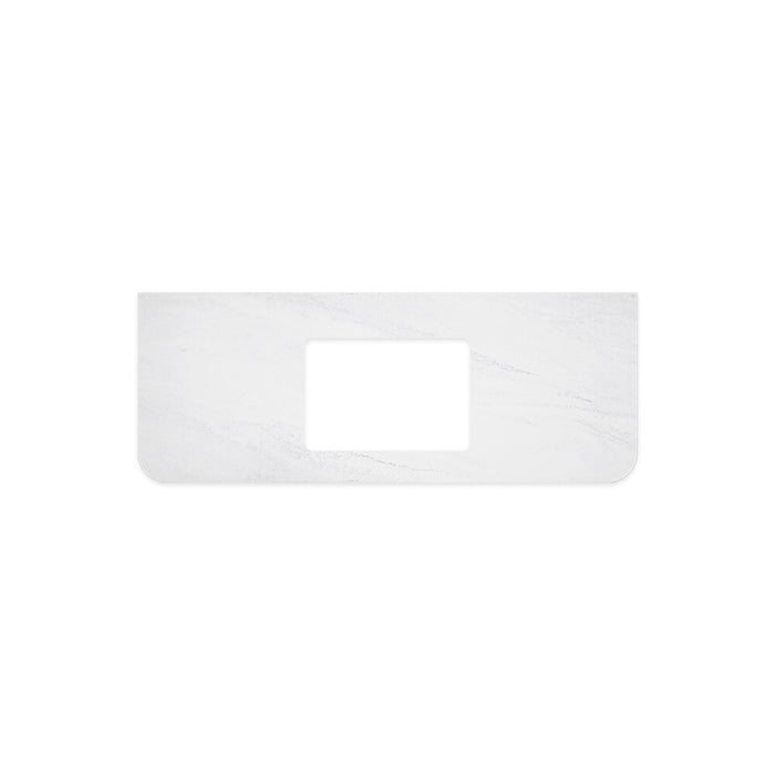 750-1800*460*850mm Fienza Margot E0 Board With Open Shelf Fluted Curve Freestanding Vanity