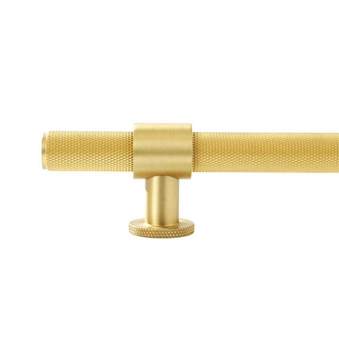 160/320/800mm Momo Belgravia Solid Brass Knurled Bar Pull