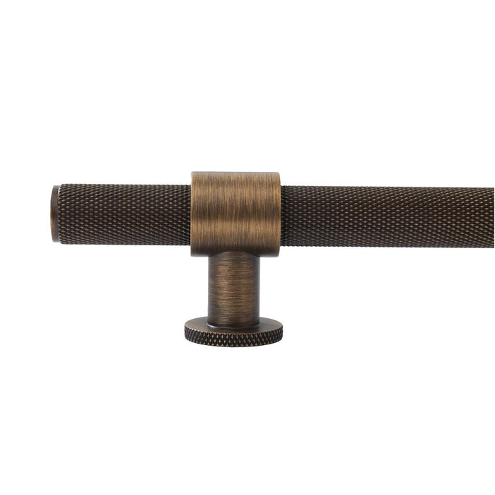 160/320/800mm Momo Belgravia Solid Brass Knurled Bar Pull
