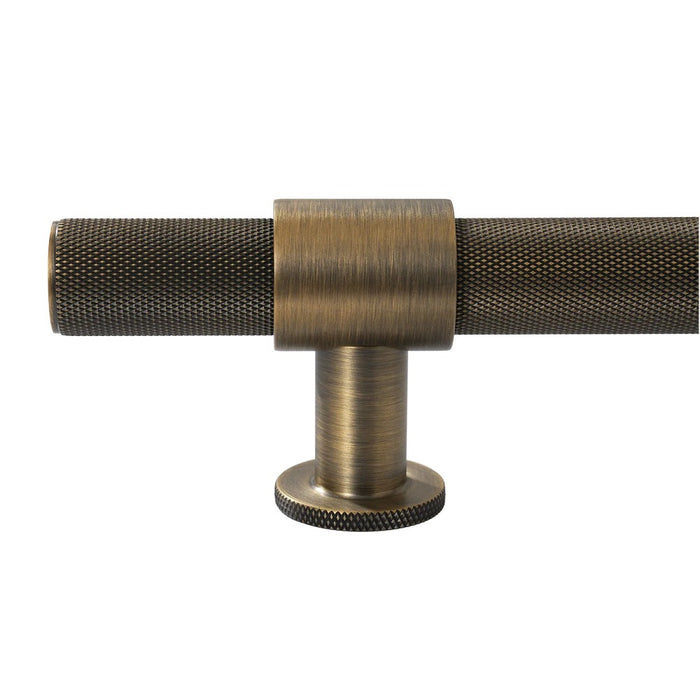 160/320/800mm Momo Belgravia Solid Brass Knurled Bar Pull