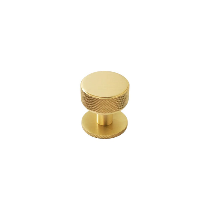 35mm Momo Belgravia Solid Brass Knurled Round Knob