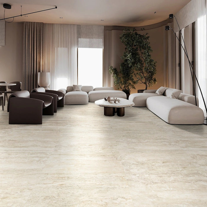 600*1200mm Muses Elegance 4D Deep Ink Navona Vein Beige/Ivory 1.44M2/Ctn