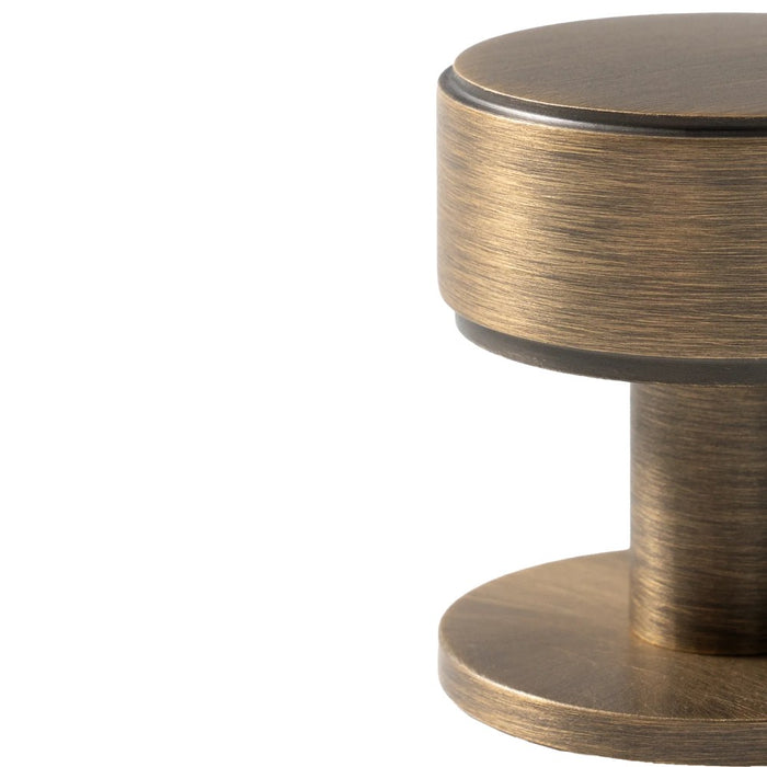 35mm Momo Belgravia Solid Brass Plain Round Knob