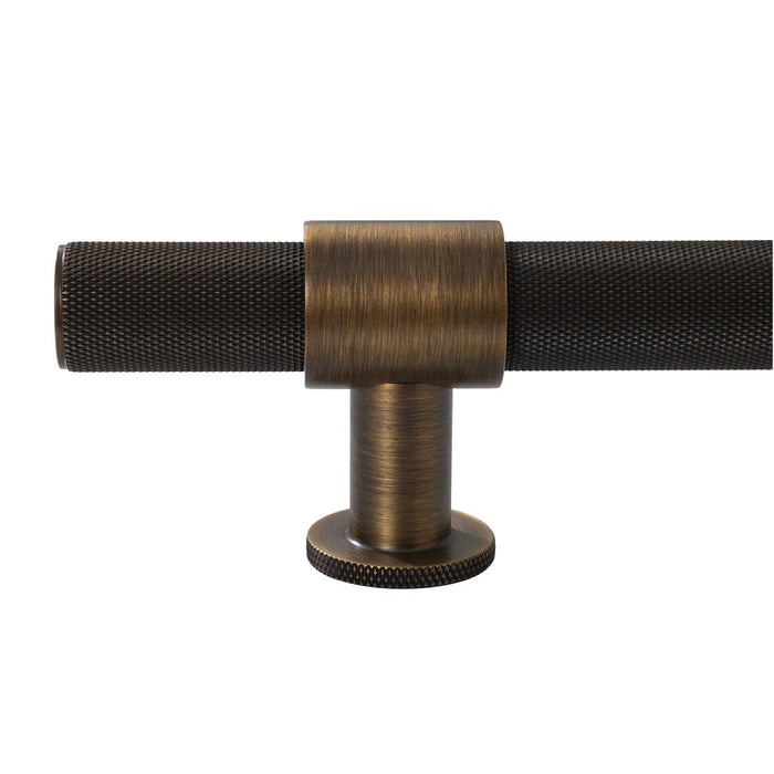 160/320/800mm Momo Belgravia Solid Brass Knurled Bar Pull