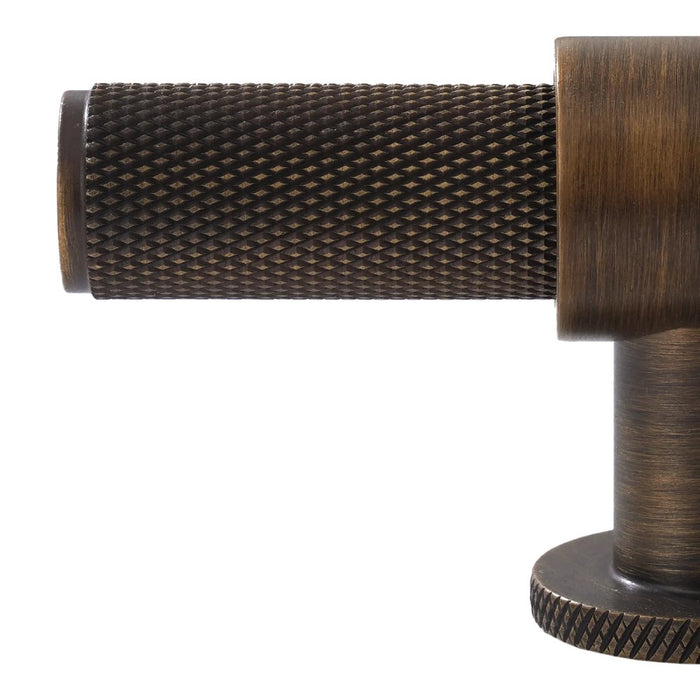 82mm Momo Belgravia Solid Brass Knurled T Knob