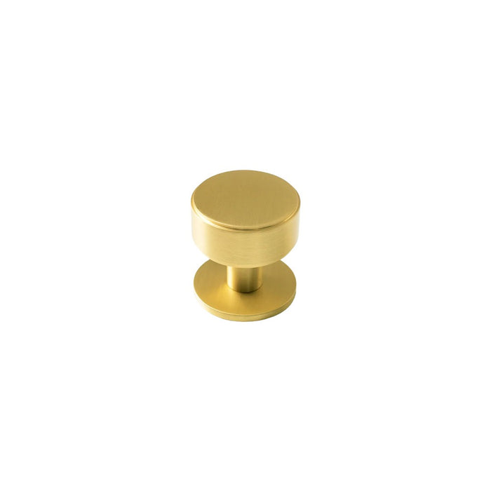 35mm Momo Belgravia Solid Brass Plain Round Knob